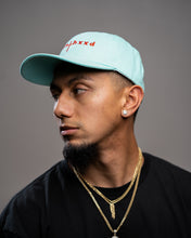 Load image into Gallery viewer, TEAL SAINTHXXD DAD HAT
